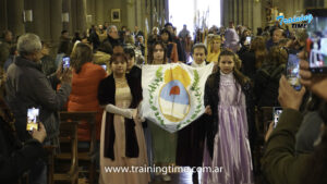 damas y bandera de san Martin