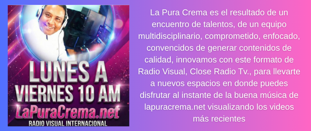 la pura crema flayer pagina